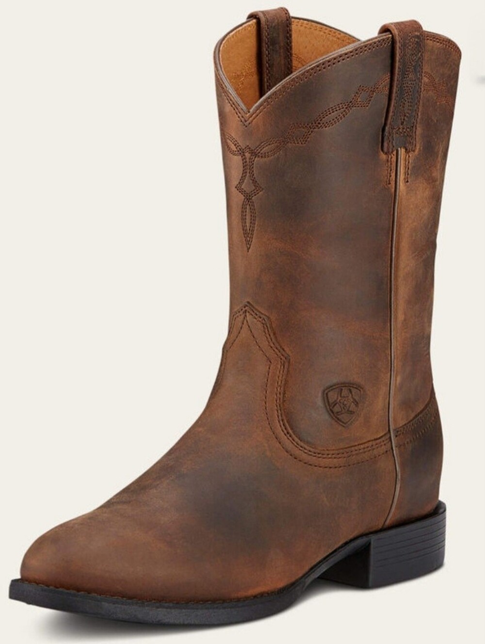 Ariat "Heritage Roper" Western Cowgirl Boot Brown Leather | Women's Size 11B